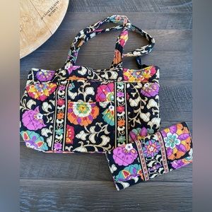 Vera Bradley Suzani purse and wallet set